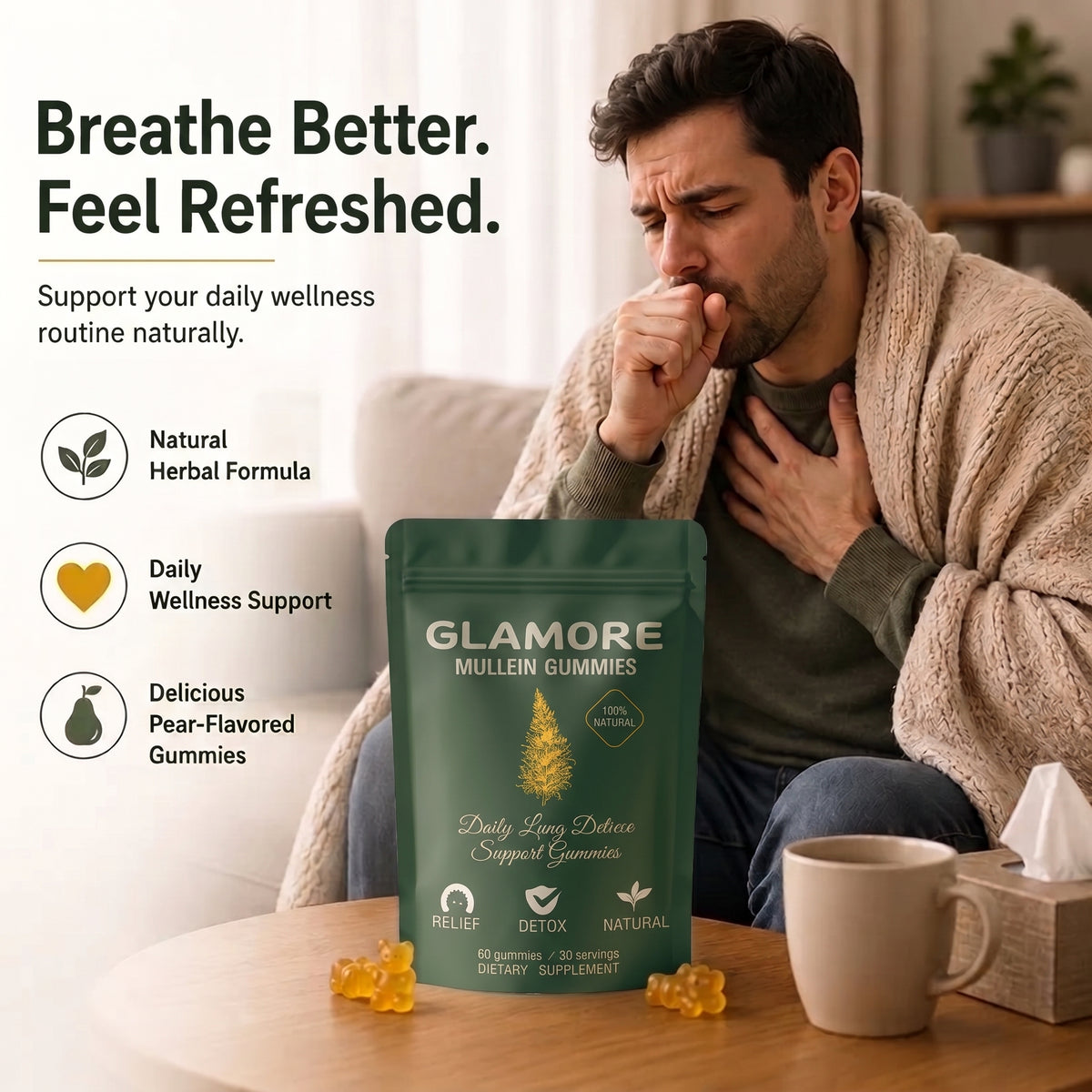 Mullein Leaf Extract Gummies