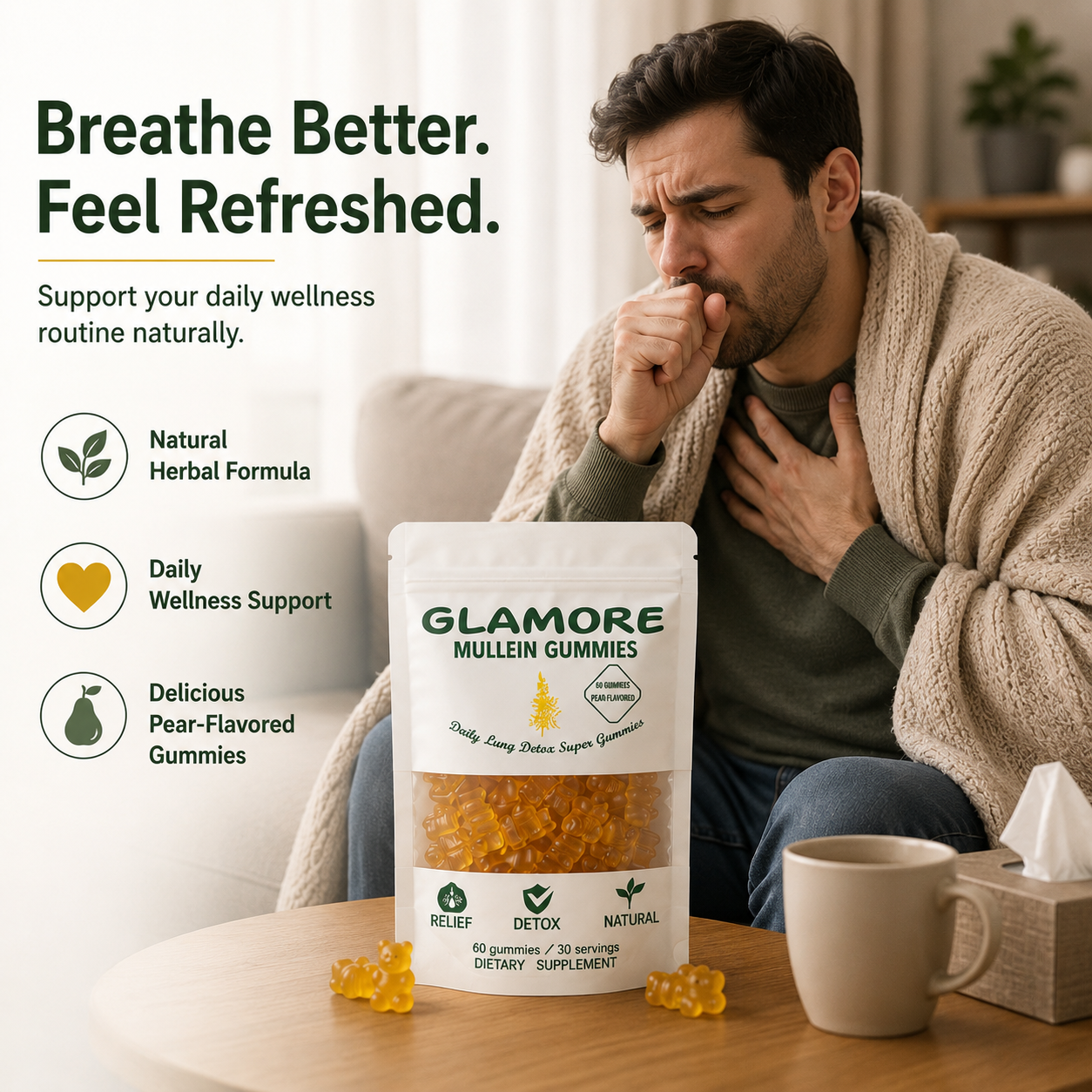 Mullein Leaf Extract Gummies