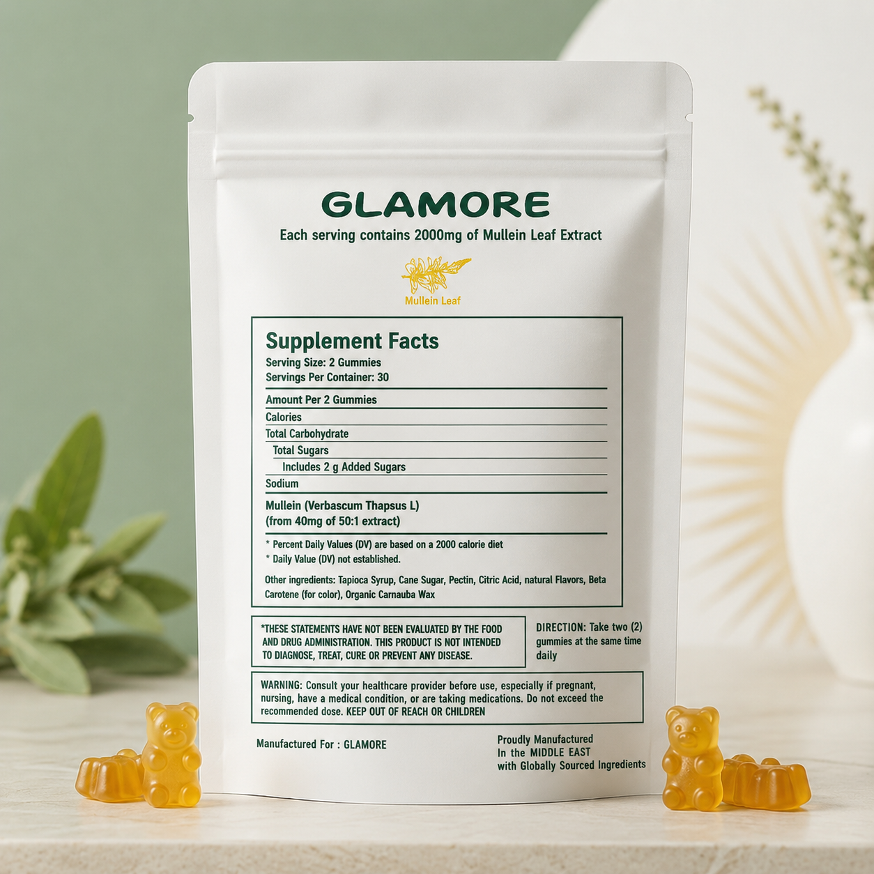 Mullein Leaf Extract Gummies
